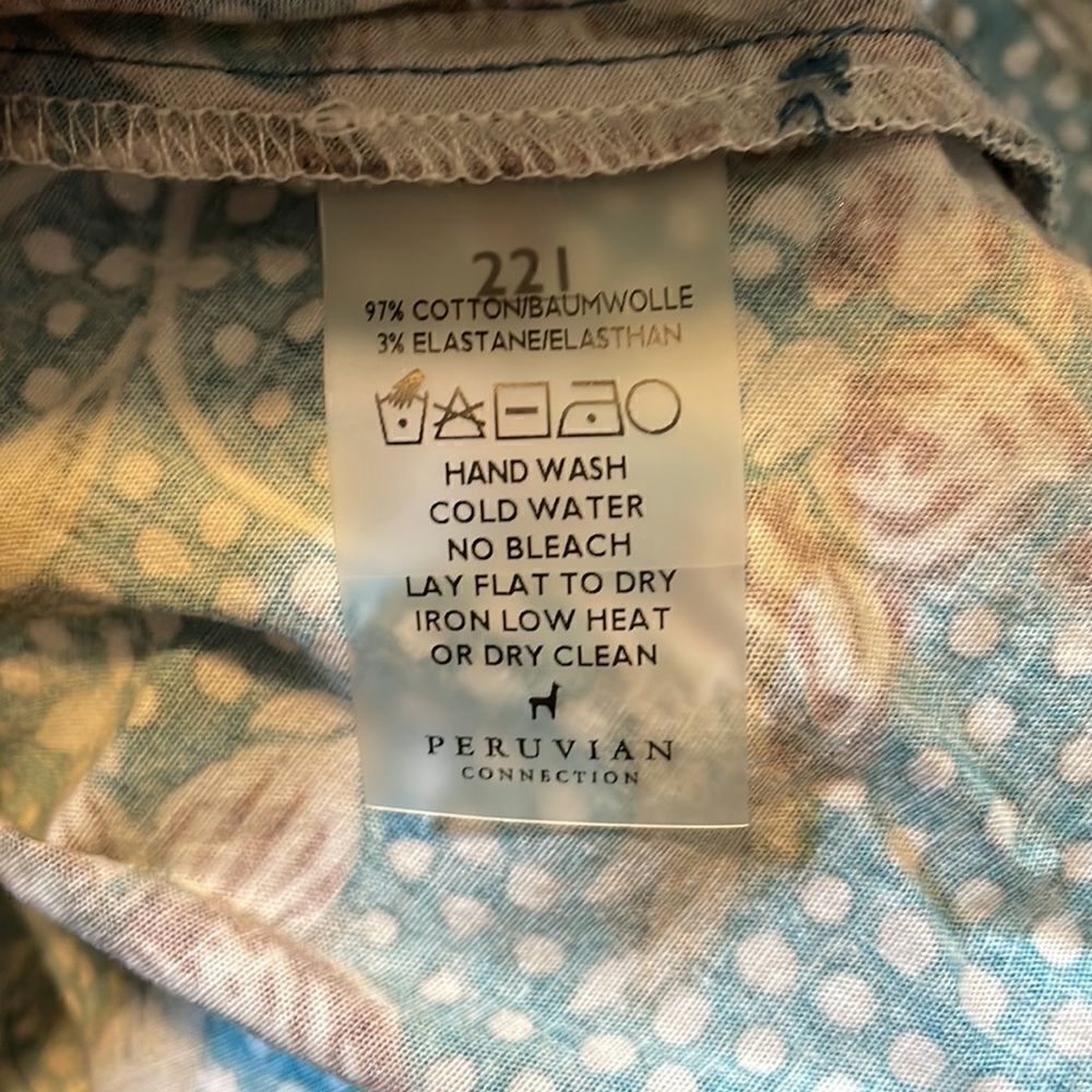 Peruvian Connection Calico Rose Mini Dress - Picture 7 of 8